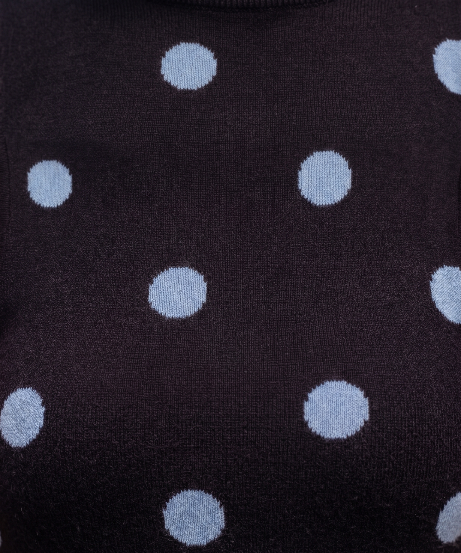 Vestido Maxi de Punto con  Lunares