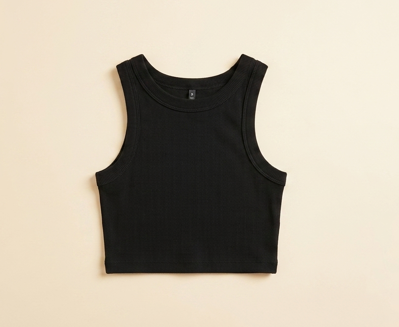 CROP TOP RIB