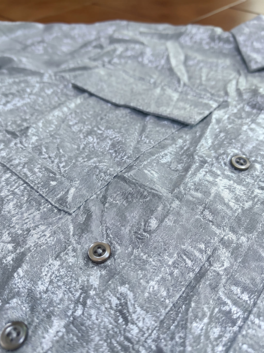 Camisa Platinada satén