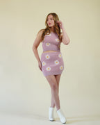 Set Falda y Top Tejido