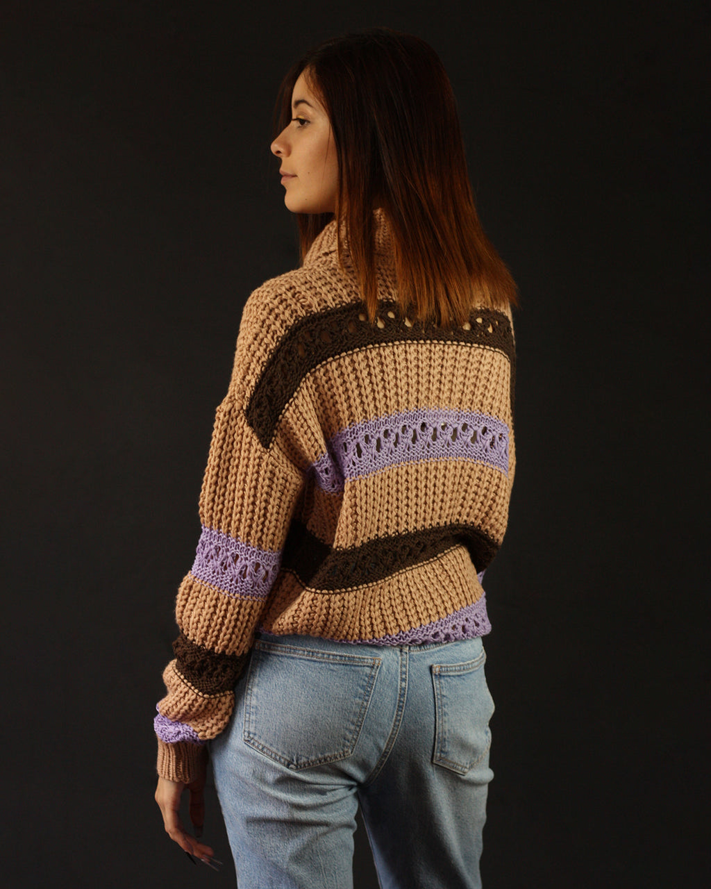 Suéter Cuello Tortuga Café