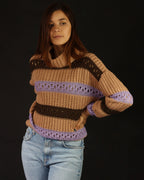 Suéter Cuello Tortuga Café