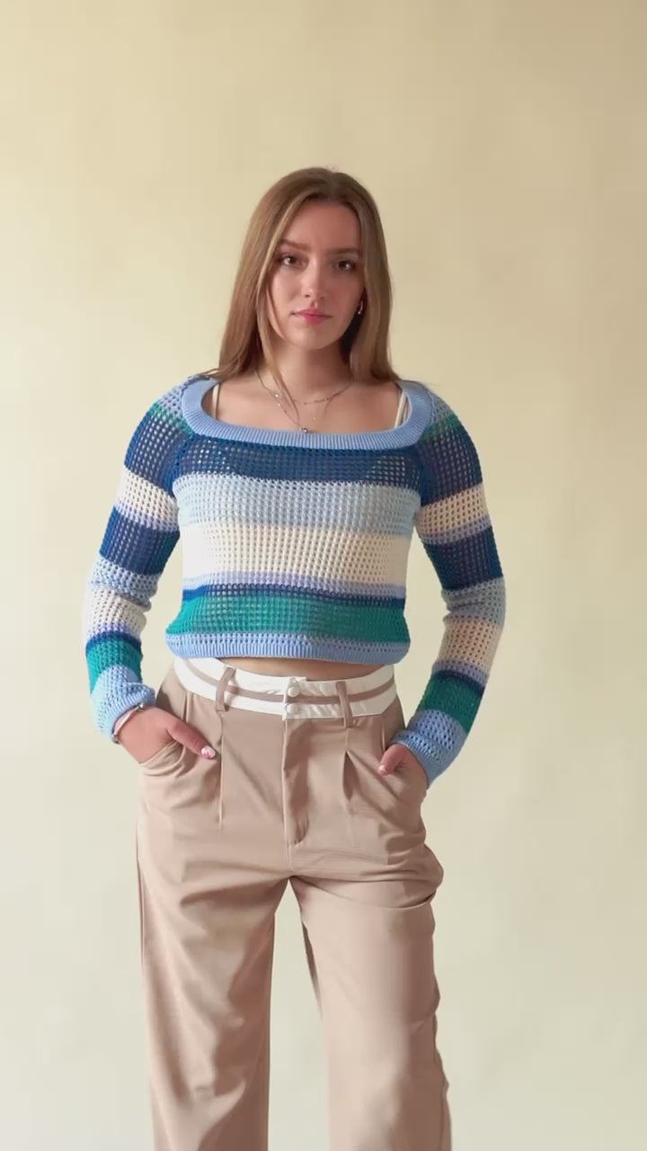 Suéter Calado Blue