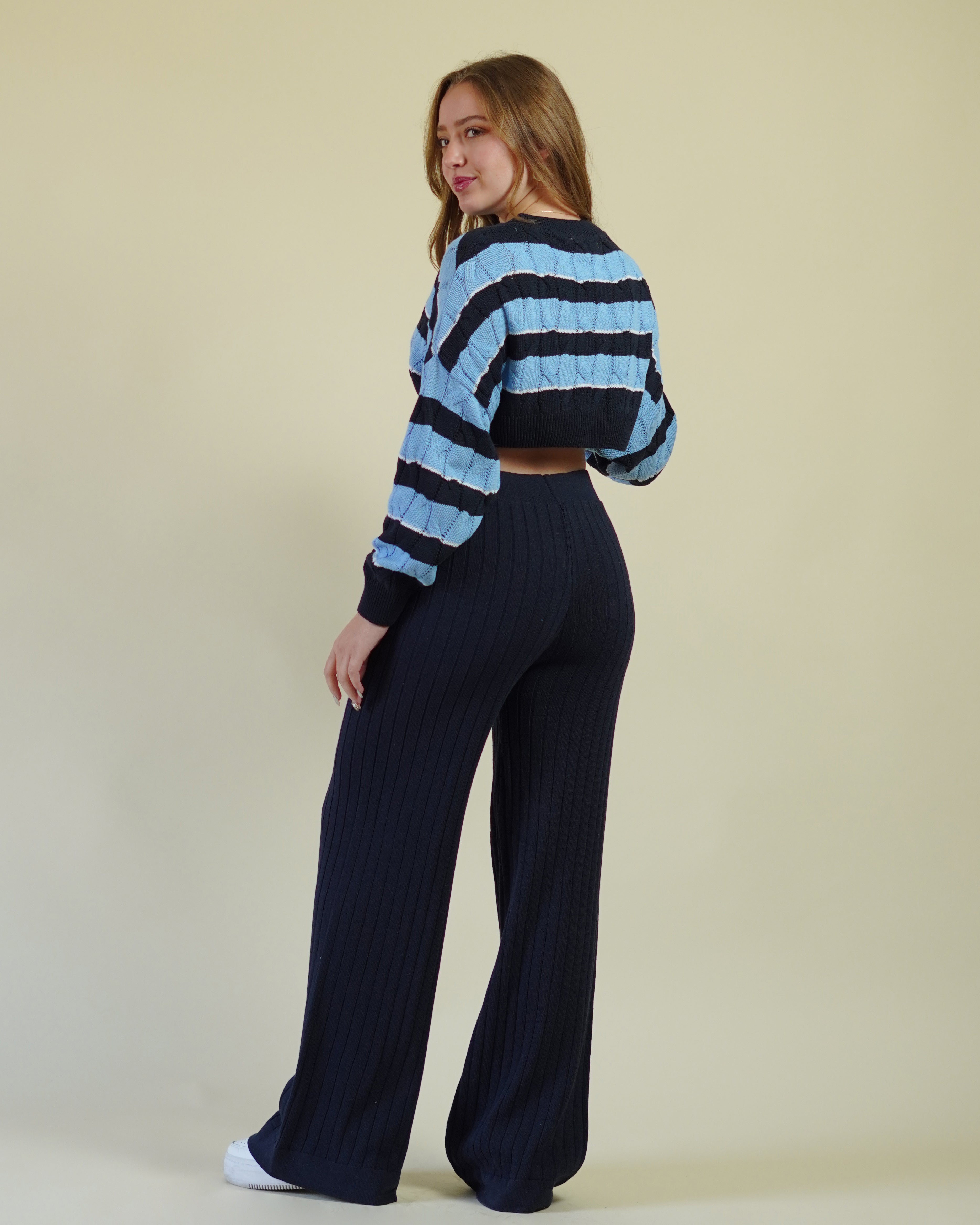 Pantalón Pata de Elefante Tejido