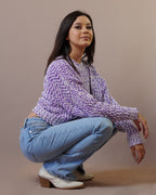 Sweater Tejido Lila